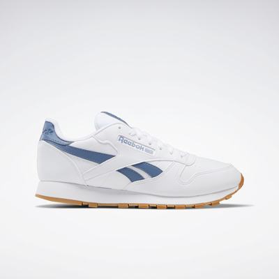 Reebok Men's Classic Leather Vegan Shoes White,US-84123